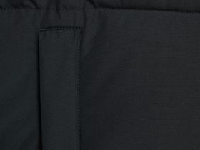 Стёганый утеплённый жилет с воротником-стойкой, Черный