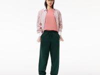 Женская Футболка Lacoste Loose Fit из мягкого хлопка