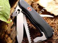 Нож перочинный Victorinox Forester, сталь X50CrMoV15, рукоять нейлон, черный, 11 функций, 111мм