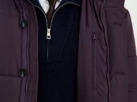 Полупальто утепленное с воротником-стойкой