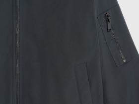 Утеплённый бомбер для мальчиков, Серый