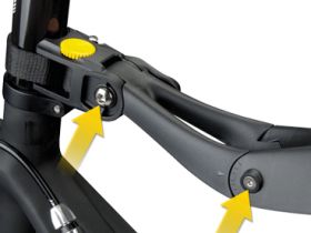 Крыло для велосипеда заднее с подсветкой Topeak DeFender iGlow TIG-DF01 28" (черный / красный)