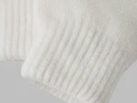 Варежки из ангоры и шерсти