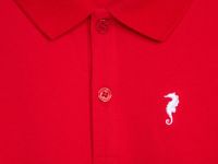 Футболка-поло для девочек, Красный