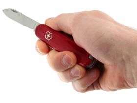 Нож перочинный Victorinox Compact, сталь X55CrMo14, рукоять Cellidor®, красный