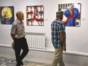 В Набережных Челнах открылась выставка якутской художницы Миры Аргуновой