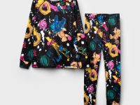 Термокомплект трикот. для девочек: фуфайка (футболка) с длин. рук, брюки для эпизод. использования