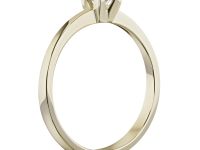 Помолвочное кольцо из желтого золота с бриллиантом э0301кц11101900