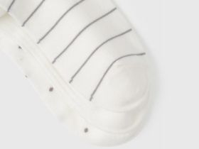 Носки с волнистым краем, 3 пары, Белый