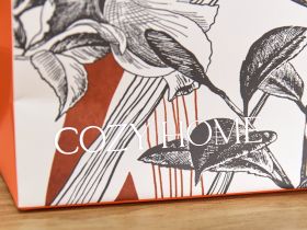 Пакет подарочный Flowers 15х7х21