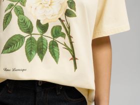 Свободная футболка из хлопкового джерси