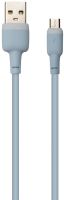 Кабель Red Line Touch USB/microUSB 1 м Голубой