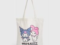 Сумка-шоппер с принтом для девочек, Белый