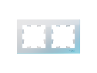 Рамка 2-постовая AtlasDesign Classic, белый