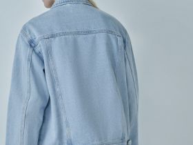 Джинсовая куртка, Голубой