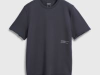 Футболка с текстовым принтом, Серый