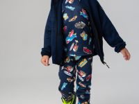 Термокомплект трикот. для мальчиков: фуфайка (футболка) с длин. рук, брюки для эпизод. использования