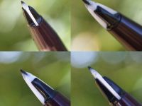Ручка с пластиковым пером Pentel "Stylo" 0,4 мм, черные чернила на водной основе