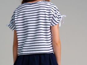 Фуфайка трикотажная для девочек (футболка)