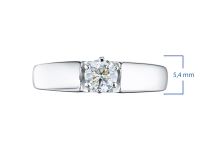 Кольцо из белого золота с бриллиантом э0901кц04082400