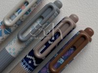 Набор ручек гелевых, автоматические Languo, 0,5 мм, 4 шт, чернила черные 3