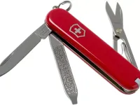 Нож перочинный Victorinox Classic SD Colors, Style Icon (0.6223.G) красный, 7 функций 58мм