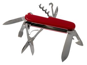 Нож перочинный Victorinox Climber, сталь X55CrMo14, рукоять Cellidor®, красный, 14 функций, 91мм