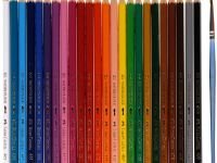 Набор карандашей акварельных Faber-castell "Рыбки" 24 цв + кисточка