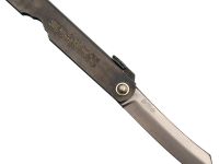 Нож складной Higonokami Nagao Kanekoma, 70мм, сталь SK-5 3 слоя, рукоять нержавеющая сталь черная