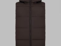 Стеганый жилет с капюшоном