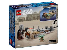 Star Wars 75436 Конструктор Спидер-байк Мандалорца и Грогу