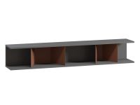 Полка Трэйс 150x25 Графитовый/Терракотовый
