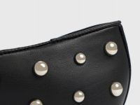 Балетки с заклёпками, Черный