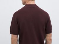 Поло текстурной вязки, Фиолетовый