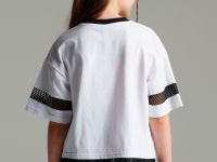 Фуфайка трикотажная для девочек (футболка)