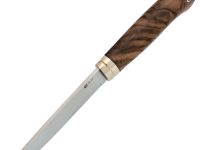 Нож с фиксированным клинком Ястреб, сталь VG-10, рукоять орех