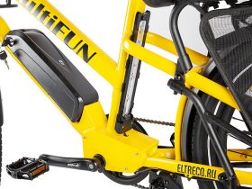 Электровелосипед Eltreco MultiFun, год 2024, цвет Желтый