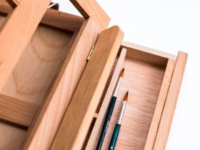 Мольберт настольный с выдвижным ящиком Малевичъ, МЛ-21