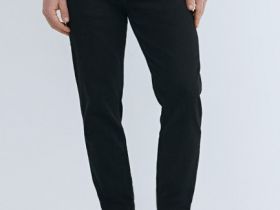 Базовые узкие джинсы, Черный