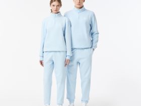 Спортивные хлопковые брюки Lacoste унисекс