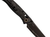 Складной нож SRM Medal 255L-FB2, сталь 140Cr, рукоять измельчённый карбон, черный