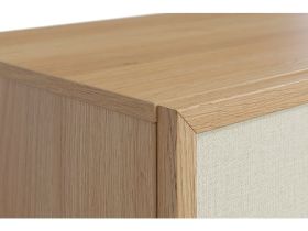 ТВ-тумба Флавир 210x27 Рогожка Белый