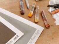 Картон художественный Canson "Mi-Teintes Touch" 50х65 см 355 г №345 темно-серый