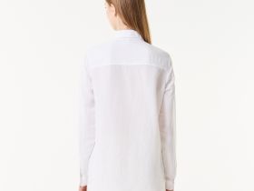 Женская лёгкая рубашка Lacoste из льна