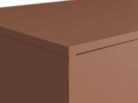 Распашной шкаф Торвалль 3-118x185 Терракотовый