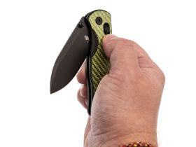Складной нож Kizer Drop Bear, сталь Nitro-V, рукоять G10/карбон