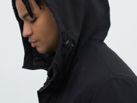 Куртка-анорак с капюшоном, Черный