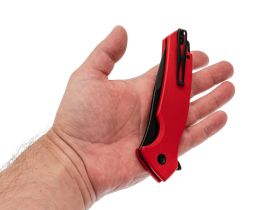 Складной нож Mr.Blade Hellcat blackwash сталь VG-10, рукоять Red G10