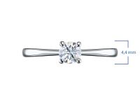 Кольцо из белого золота э4012кц04164200