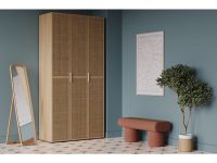 Распашной шкаф Флавир 3-120x250 Ротанг